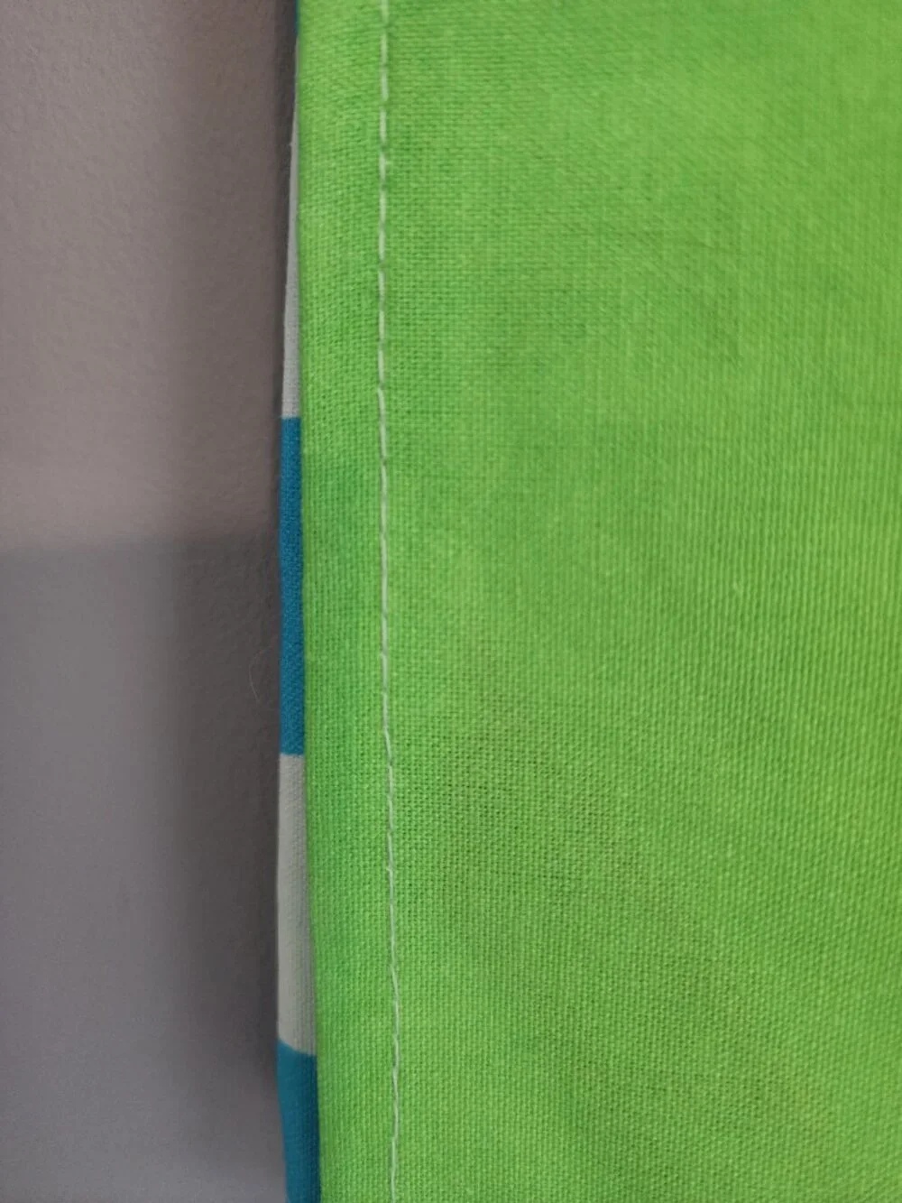 2/$15 Colorful Green & Blue Comedic Mr. Rogers Dish Towel by Drinks on Me